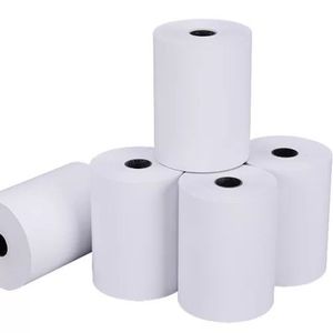 Cuộn giấy nhiệt 80x80mm 80*70mm 80*78mm 57 40 không chứa BPA, cuộn giấy máy tính tiền, giấy nhiệt POS OEM - Product Image 2
