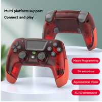 Manette de jeu sans fil programmable à effet Hall linéaire P06 pour PS4 Switch Android IOS PC