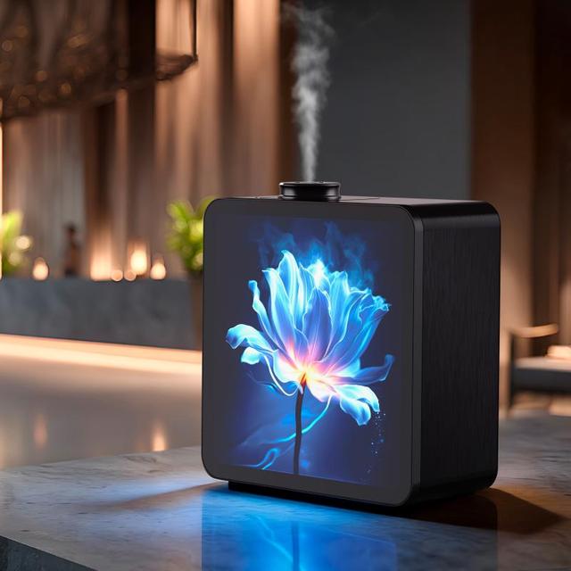 SCENTA LED Light Box Professional Electric Hotel Commercial Aroma Diffuser Screen Advertising Essential Oil Waterless Diffuser