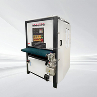 Machine entièrement automatique de détartrage, de dérouillage, d'ébavurage, de meulage et de polissage des plaques en acier inoxydable et en aluminium