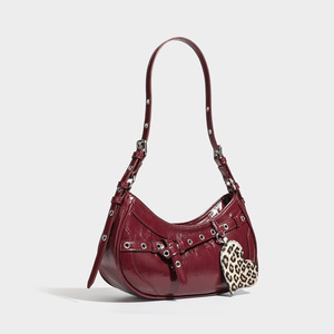 Sac bandoulière tendance et audacieux <span class=keywords><strong>de</strong></span> style américain pour femme, nouvelle collection 2026, sac à main polyvalent haut <span class=keywords><strong>de</strong></span> gamme avec fermeture éclair unique en polyester - Product Image 1
