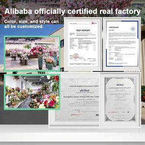 Hoa hồng nhung nhân tạo bán buôn số lượng lớn, màu đỏ trắng xanh hồng đen tím, hoa hồng trang trí tùy chỉnh - Product Image 5