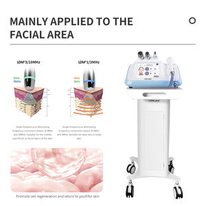 Rejuvenecedor de Piel Multifrecuencia Antienvejecimiento de Escritorio con Módulo Reafirmante y Lifting con Gotas de Agua, Función de Masaje <span class=keywords><strong>para</strong></span> Rostro y Cuerpo - Product Image 5
