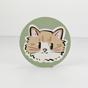 Juego de Posavasos de Cerámica Personalizados con Base de Corcho Ecológica, Absorbentes de Agua y Aislantes del Calor para Uso en Automóviles - Product Image 5