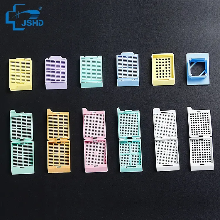 Lab use disposable plastic tissue embedding cassette embedding container