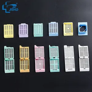 Cassette de plástico desechable para uso en laboratorio, contenedor de incrustación