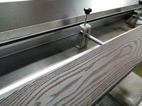 Máquina de fabricación de asientos de plástico HDPE PP, compuesto de madera y plástico, WPC para exteriores, playa, colorida, perfil de madera, extrusora