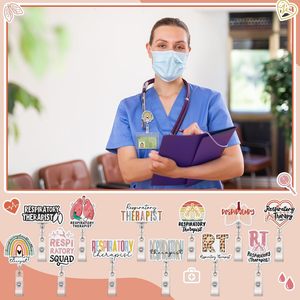 Porta Tarjetas de Identificación Retráctiles de Acrílico con Clip, Regalo para Trabajadores Sociales, Dentistas, Enfermeras y Más - Product Image 5