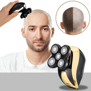 USB Rechargeable <b>Rotary</b> Shaver Men Five Blade IPX5 Waterproof Beard Trimmer Face Household Hotel Face Hair Cutting <b>Machine</b> - Product Image 1