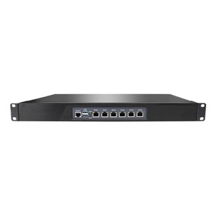 Chasis de servidor de montaje en rack de baja profundidad 1U en Tel N100 N150 DDR5 <span class=keywords><strong>RAM</strong></span> Mini Servidor de firewall Multi ordenador industrial Mini PC - Product Image 1