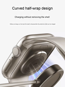 2025ใหม่เคส PC สีใส9H ป้องกันรอยขีดข่วนฟิล์มป้องกันหน้าจอสำหรับ <span class=keywords><strong>applewatch</strong></span> Series 11 42mm 46mm - Product Image 5