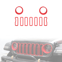 LUMA Offres Spéciales 2024 Cache de Phare Avant pour Jeep Wrangler JL 2018+ Gladiator JT