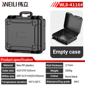 Étui rigide pour arme à feu en mousse personnalisée, étanche, antichoc, empilable en plusieurs couches, étui de protection en plastique pour équipement et instruments - Product Image 2