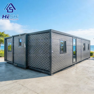 Casa Contenedor Prefabricada de Acero de 20 y 40 Pies, Expandible, de 1, 2, 3, 4 y 5 Dormitorios, Plegable, Tipo Villa - Product Image 1