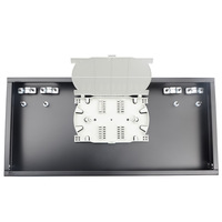 Panel Patch Fiber Optik 19 Inch OTB Rackmount 24 Core FMS LIU FOPP ODF 1U 24 Port SC FC LC ST Rak Optik