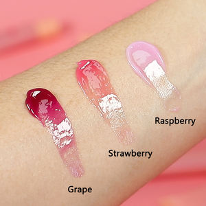 Huile pour les lèvres aux fruits hydratante raisin <span class=keywords><strong>framboise</strong></span> Vente en gros Marque privée Vegan Fraise <span class=keywords><strong>Baume</strong></span> à lèvres Logo personnalisé SPF 30 <span class=keywords><strong>Baume</strong></span> à lèvres teinté - Product Image 1