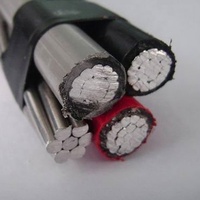 NFC 33-209 de baja tensión de aluminio ABC con Cable XLPE aislado de aleación de aluminio de AAAC mensajero Conductor