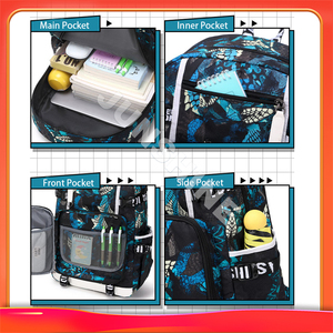 Borsa da scuola con drago da 47cm per zaino per bambini e ragazze del liceo per studenti delle scuole elementari - Product Image 4