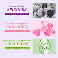 Crème hydratante coréenne PDRN pour le visage, à base de spicules marins, nano-liposomes, rétinol, pour affiner les pores, raffermir la texture, au panthénol et céramide, soin de la peau