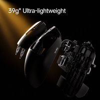 Mouse Gaming ATK Dragonfly A9MINI Master Edition 8K Polling Esports Simetris untuk Tangan Kecil dan Sedang, Gamer FPS
