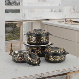 1l/2l/3l/5l/7.5l/10l/L/7.5l/10 ליטר שחור בידוד נירוסטה סט כלי בישול - Product Image 3