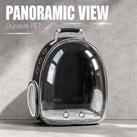 Sac à dos transparent pour chat, petit chien, chiot, capsule spatiale, ouverture latérale, Oxford ventilé, 40 cm, 6 kg, 7 couleurs