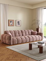 Canapé modulaire moderne en tissu chenille, canapé nuage de luxe, canapé droit pour salon