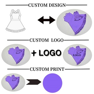 Lucky Sprout Custom logo Family Look Summer Solid Color Shorts Yoga Dress Tennis Active Wear Sets <strong>Skirt</strong> for Kid Girls - Product Image 2