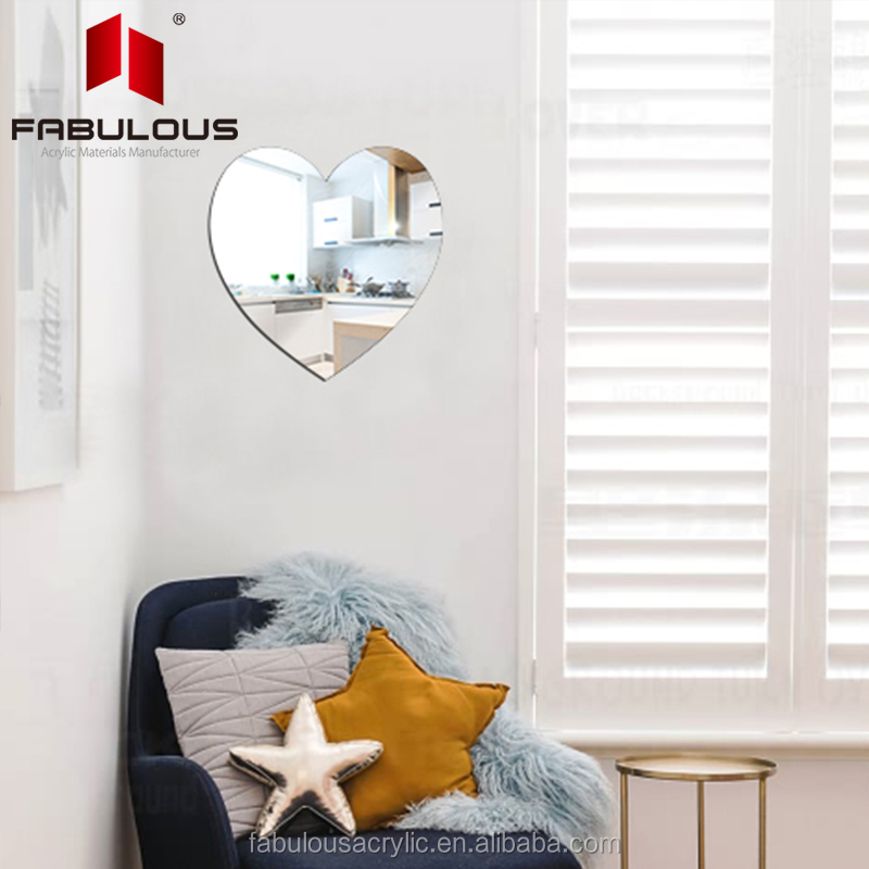 Акриловые зеркальные 3d наклейки на стену с узором на заказ для домашнего декора, наклейки для украшения стен