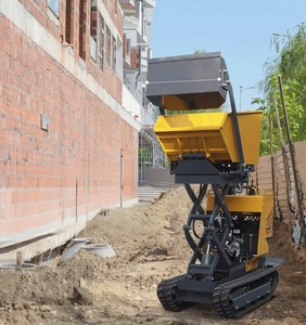 GaoHong 500L Limited Stock Mini Crawler Concrete Mixer <strong>Smallest</strong> Transporter Hydraulic <strong>System</strong> - Product Image 6