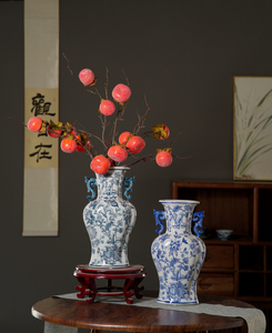 Vase en céramique élégant, <span class=keywords><strong>décoration</strong></span> d'intérieur traditionnelle, antique <span class=keywords><strong>et</strong></span> <span class=keywords><strong>moderne</strong></span>, en porcelaine, pour table, mariage, salon, jardin, bureau - Product Image 6
