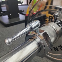 Serrure de libération d'haltérophilie Gym pour haltères 2 pouces/50mm Pinces de barre d'haltères Clips Colliers de compétition