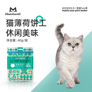 Yihe Catnip <b>Biscuits</b> 40g Cat Treats For Teeth Cleaning And Grinding - Product Image 3