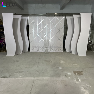 LEDA Panel <b>Stand</b> Led Photo Wall <b>Wedding</b> <b>Backdrop</b> PVC Acrylic <b>Backdrop</b> for Various Activities - Product Image 3