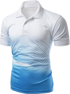 Polo homme sport décontracté de haute qualité pour le golf, coupe ajustée, idéal pour l'été et les activités de plein air, qualité supérieure, faible MOQ - Product Image 4