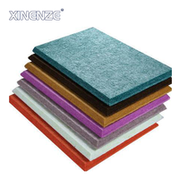 Panneaux acoustiques modernes pour bureau JC multicolores en fibre de polyester 100% absorbant le son, réduction du bruit de 90%, design graphique 3D