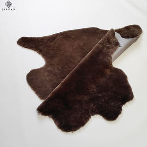 Ham renk koyun shearlling deri yumuşak Pelt ceket yün astar ile giysi ve ayakkabı kullanımı için hayvan kürk - Product Image 1