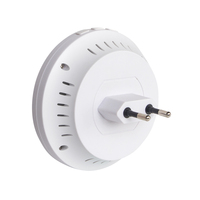 Sirène sans fil 433 MHz alimentée par courant alternatif, alarme de sécurité >90 dB avec détection de 20-30 m pour usage domestique et commercial, installation facile