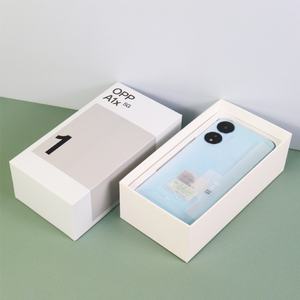 Boîtes rigides en carton écologiques personnalisées avec gaufrage et doublure en éponge pour l'emballage de téléphones mobiles et de câbles - Product Image 5