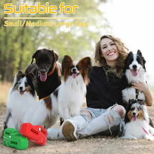 Custom Tough Alligator Rubber Chew <strong>Dog</strong> <strong>Toy</strong> <strong>Squeaky</strong> <strong>Indestructible</strong> Pet <strong>Toy</strong> For Aggressive Chewers In Stock With Bag Packaging - Product Image 6