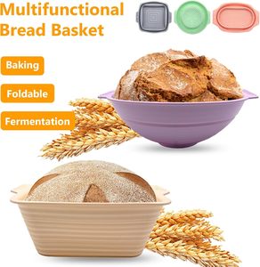 Customized Silicone <b>Bread</b> Proofing <b>Basket</b> Rattan <b>Basket</b> <b>Bread</b> Fermentation <b>Basket</b> - Product Image 2