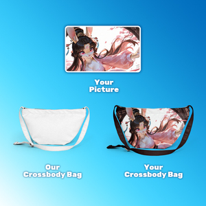 Sac bandoulière personnalisé en forme de dumpling anime <span class=keywords><strong>pour</strong></span> femme, avec sangle réglable, idéal <span class=keywords><strong>pour</strong></span> le quotidien et <span class=keywords><strong>la</strong></span> Comic Con - Product Image 3