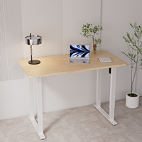 Bureau debout électrique intelligent en métal, 2 moteurs, 4 pieds, capacité de charge de 100 kg, hauteur réglable, bureau assis-debout de haute qualité