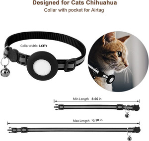 Collar Ajustable para Gatos, Impermeable, Reflectante, Inteligente, con GPS 4G, Collar para Perros, Rastreador de Salud, Soporte para Apple AirTag, GPS para Perros de Caza - Product Image 5