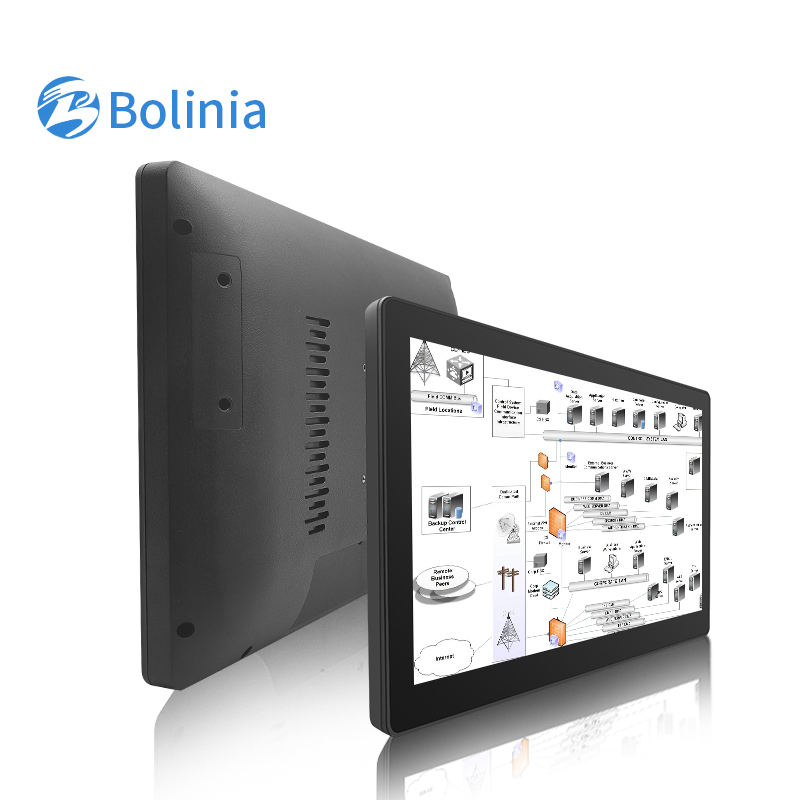 Factory 17.3 Inch Industrial Monitor LED Backlight New VGA/ Cable Pure Flat Panel Touch Screen LCD Display