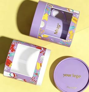 Tubo de Embalaje Personalizado de PVC para Vasos, Tubo de Papel Redondo para Regalos, para Uso en Alimentos y Manualidades - Product Image 2