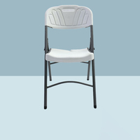 Chaises et tables pliantes blanches d'extérieur pour dîner et fête, 58*46*84, chaises de camping, chaises de patio, chaises pliantes pour mariage, événements