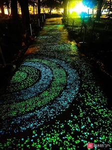 Rue piétonne trottoir lumineux avec <span class=keywords><strong>pierre</strong></span> lumineuse terrazzo promenade <span class=keywords><strong>pierre</strong></span> fluorescente 6 heures d'éclairage - Product Image 4
