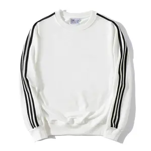 Fashion Plain Black Sweatshirt Custom Logo Oversize Sweatshirt High Quality Pullover Sweatshirt Without Hood