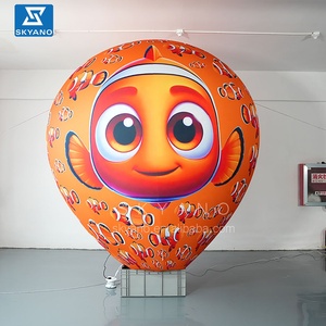 <span class=keywords><strong>Ballon</strong></span> gonflable publicitaire personnalisé Montgolfière gonflable à lumière LED pour attirer l'attention - Product Image 1